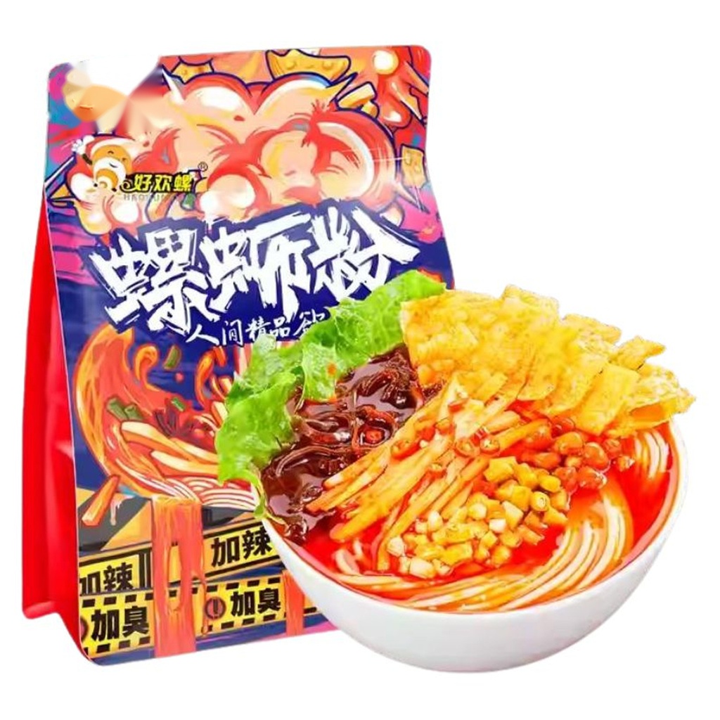 [500142] FIDEO ARROZ PICANTE *HAOHUANLUO* 好欢螺螺蛳粉加辣加臭 375g/18