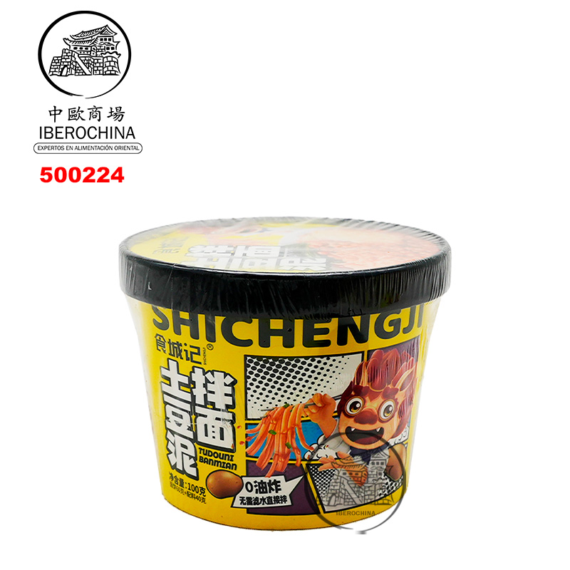 FIDEO DE PURÉ DE PATATA *SCJ* 食城记土豆泥拌面 100g/12