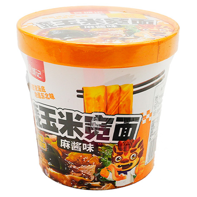 FIDEO ANCHO DE MAÍZ *SCJ* 食城记东北玉米宽面 100g/12