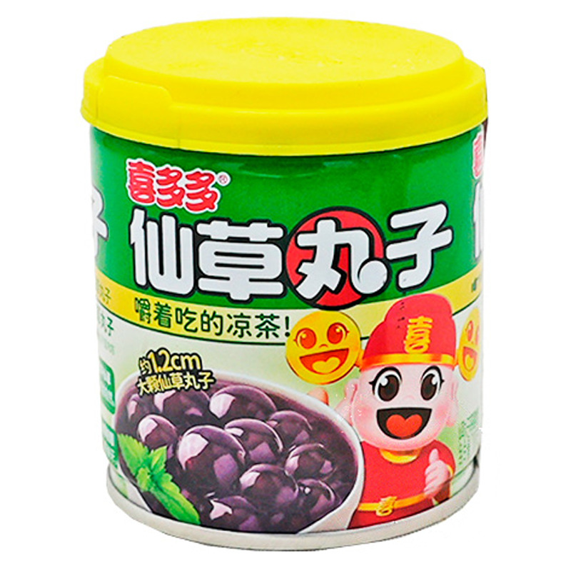 [500235] BEBIDA GELATINA DE HIERBA CON BOLITAS DULCES *XDD* 喜多多仙草丸子 200g/10