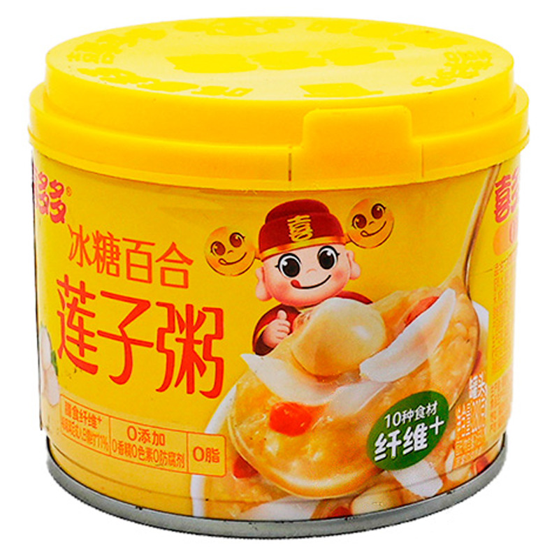 ARROZ DULCE CON LIRIO Y SEMILLAS DE LOTO *XDD* 喜多多冰糖百合莲子粥 280g/12