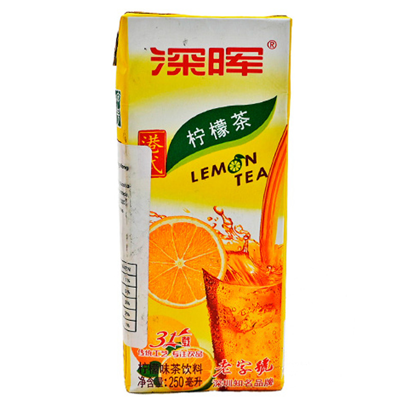 BEBIDA TÉ LIMON AL ESTILO HONGKONES *SHENHUI* 深晖港式柠檬茶 250ml/24