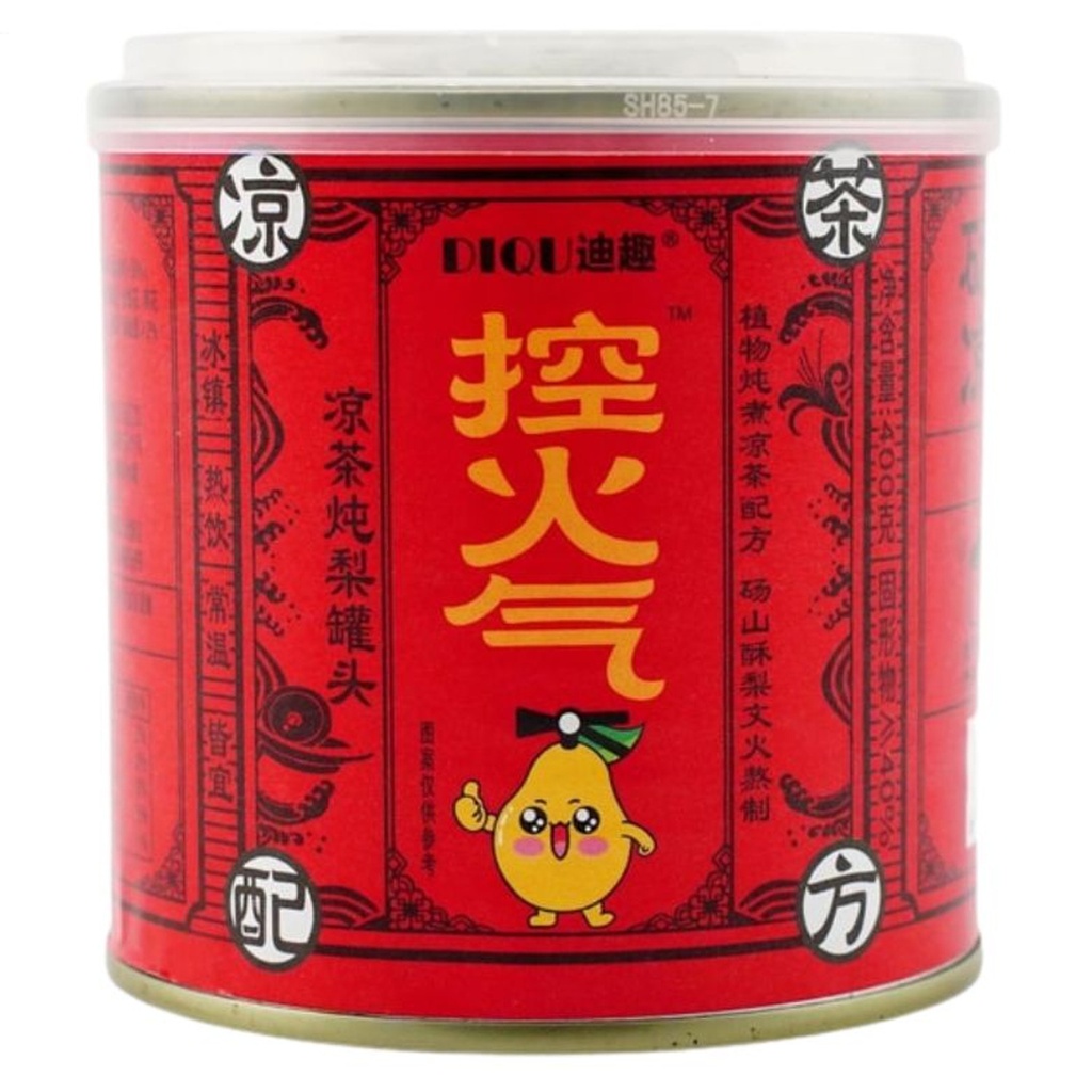 BEBIDA TÉ DE HIERBA CON PERA *DIQU* 迪趣控火气凉茶炖梨 400g/12
