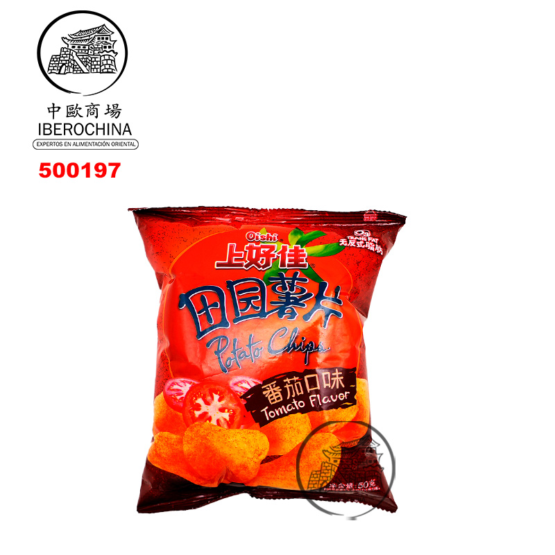 CHIPS CAMPESINA SABOR TOMATE *OISHI * 上好佳田园薯片番茄味 50g/20