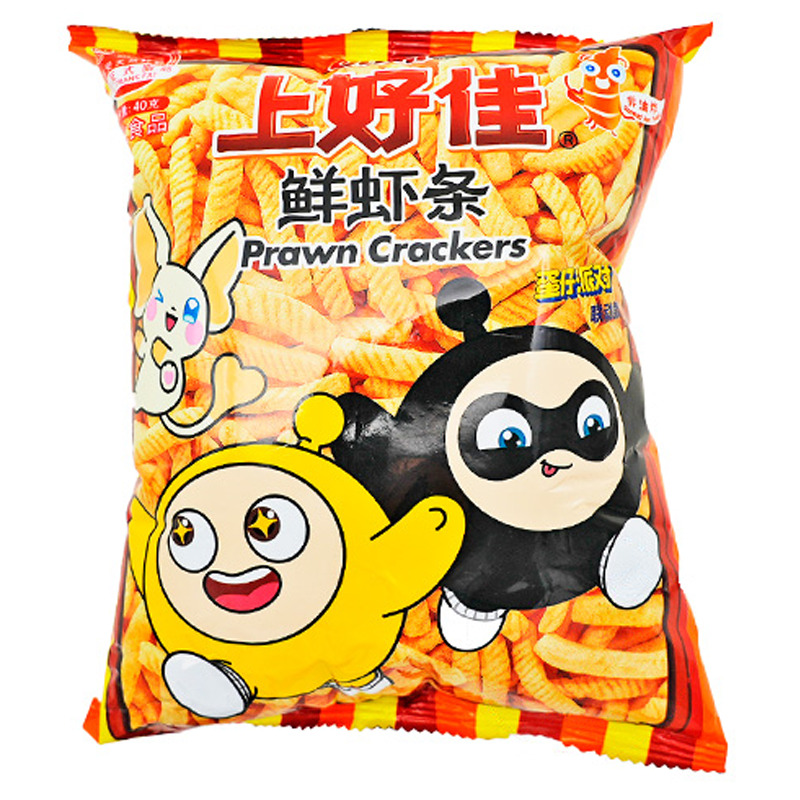 [500201] CHIPS GAMBAS *OISHI* 上好佳鲜虾条 40g/20