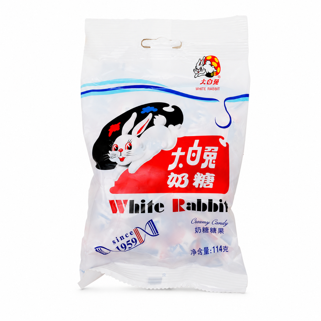 [500205] BOLSA CARAMELOS DE LECHE *WHITE RABBIT* 大白兔奶糖 108g/96