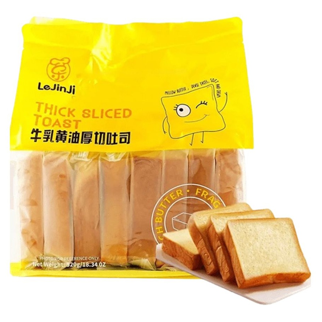TOSTADA DE MANTEQUILLA *LEJINJI* 乐锦记牛乳黄油厚切吐司 520g/8