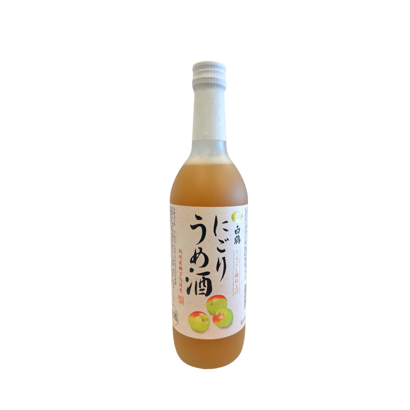 SAKE (9,5%) NIGORI CIRUELA *HAKUTSURU* 白鹤梅子味浊酒 700ml/6
