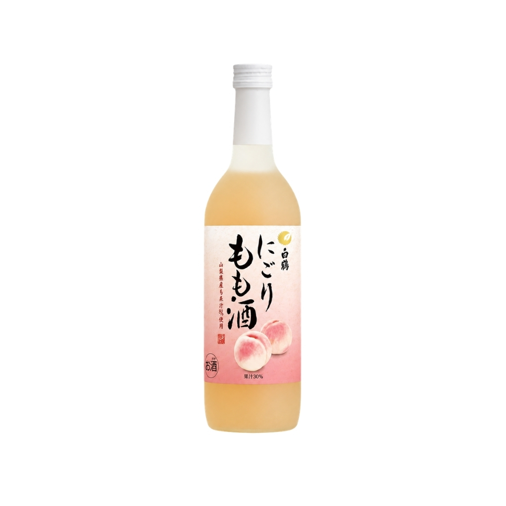 [500272] SAKE (5,5%) NIGORI MELOCOTON *HAKUTSURU* 白鹤桃子味浊酒 700ml/6