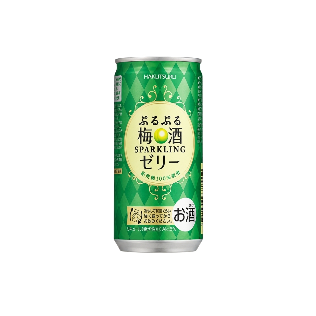 [500275] SAKE (5%) ESPUMOSO CIRUELA *HAKUTSURU* 白鹤梅子味起泡清酒 190ml/30