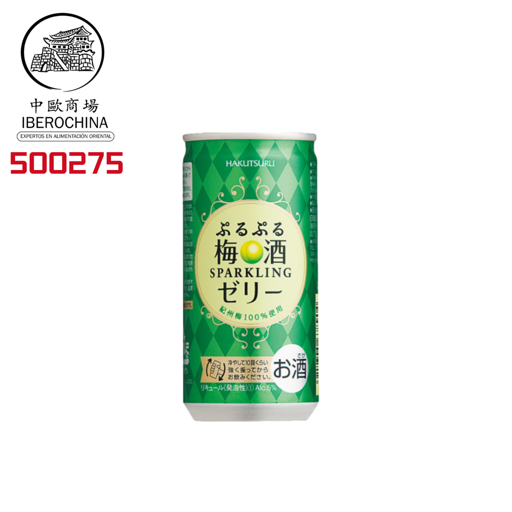 SAKE (5%) ESPUMOSO CIRUELA *HAKUTSURU* 白鹤梅子味起泡清酒 190ml/30