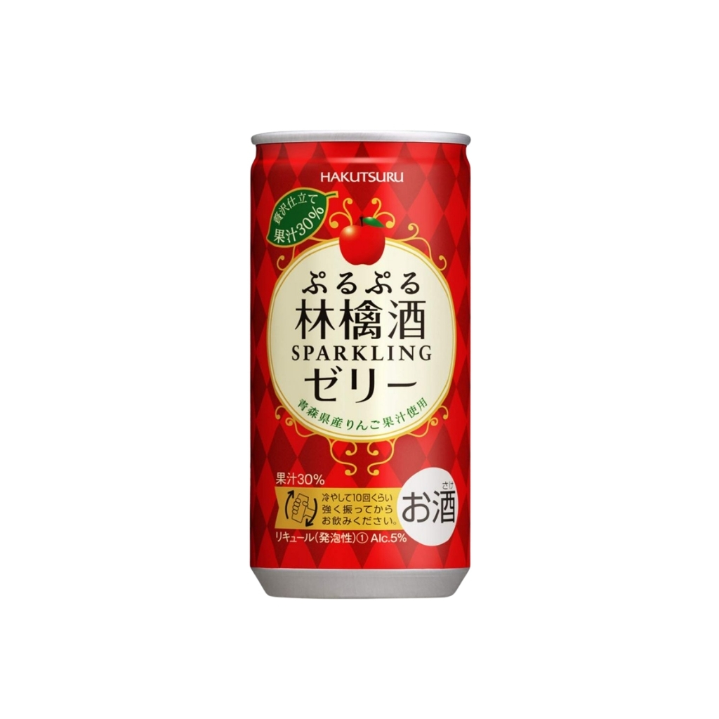 [500276] SAKE (5%) ESPUMOSO MANZANA *HAKUTSURU* 白鹤苹果味起泡清酒 190ml/30