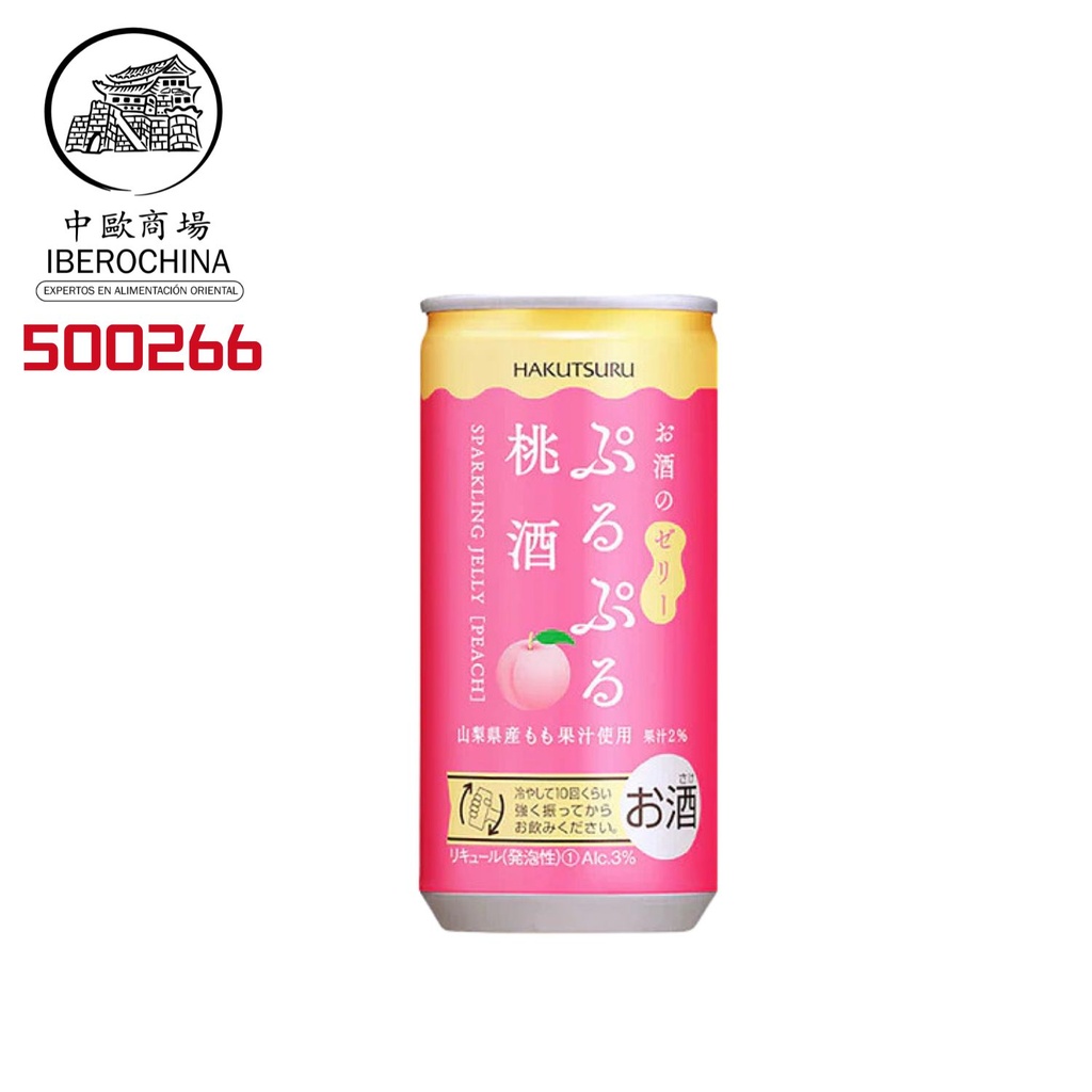 SAKE ESPUMOSO MELOCONTON (3.5%) *HAKUTSURU* 190ML/12