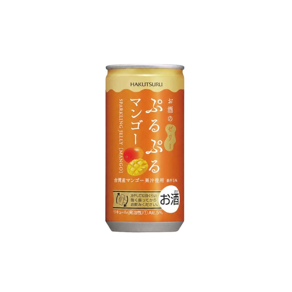[500279] SAKE (5%) ESPUMOSO MANGO *HAKUTSURU* 白鹤芒果味起泡清酒 190ml/30