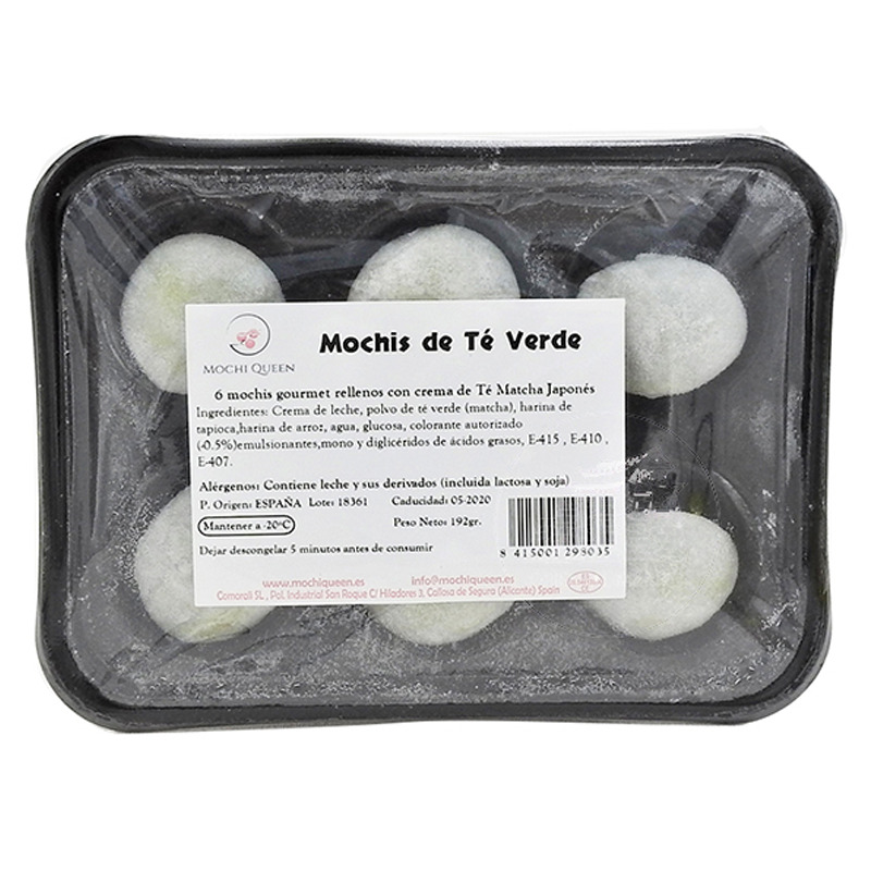 [200333/2M0039] MOCHI TE VERDE CONGELADO *MOCHI QUEEN* 雪后冻绿茶麻糬 210g/6u/10