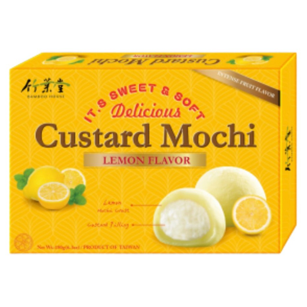 PASTEL MOCHI LIMON *BAMBOO HOUSE* 竹叶堂卡士达柠檬口味麻糬 180g/24