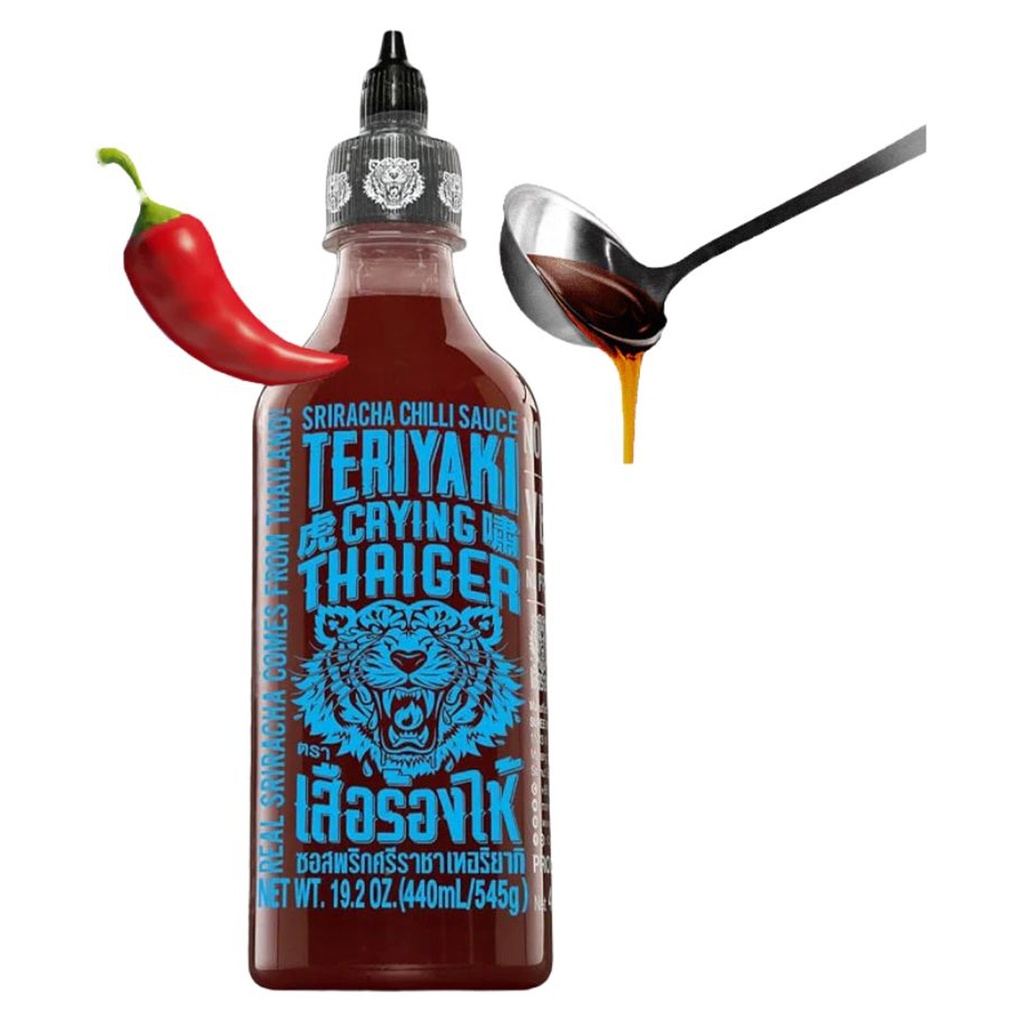 SALSA SRIRACHA TERIYAKI *CRYING THAIGER* 虎啸是拉差照烧酱 440ml/12