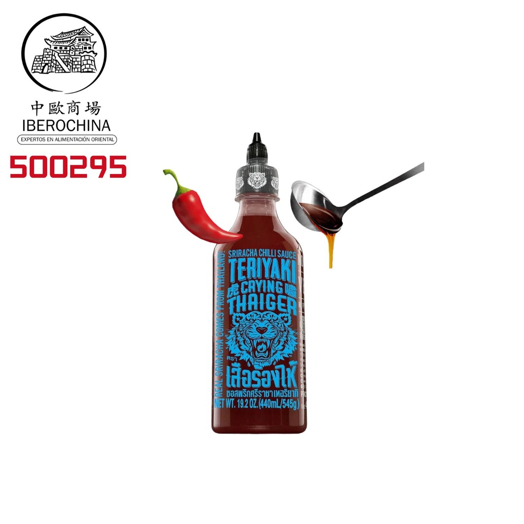 SALSA SRIRACHA TERIYAKI *CRYING THAIGER* 虎啸是拉差照烧酱 440ml/12