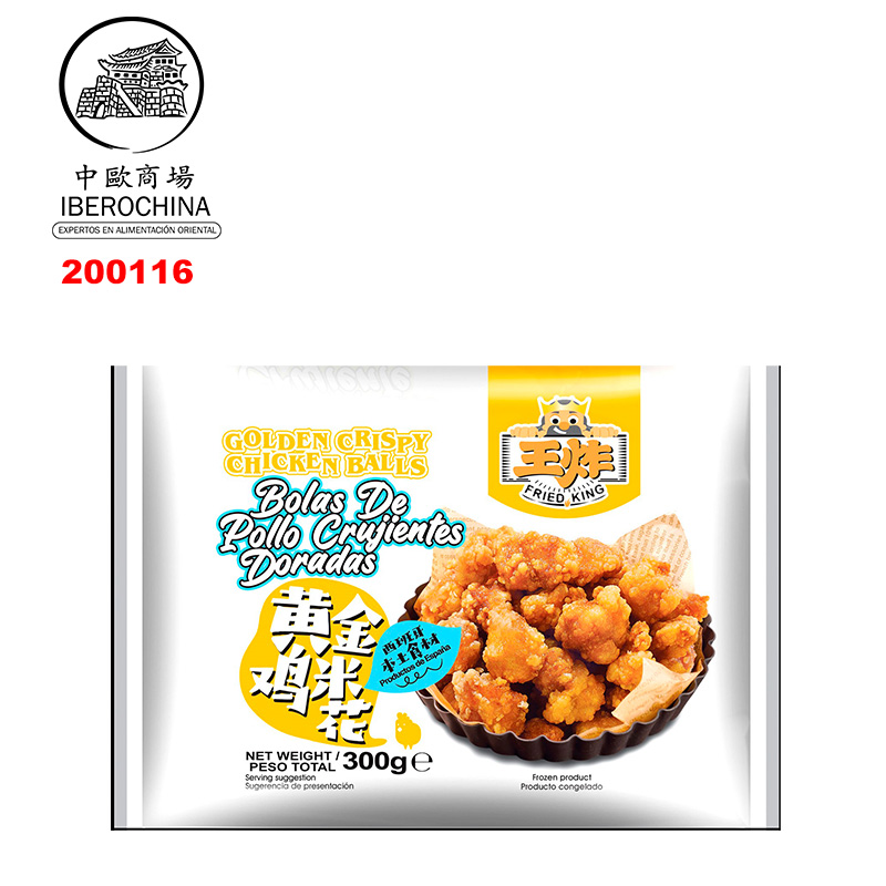 POLLO CRUJIENTE ASIATICO CONGELADO *MENGFU* 蒙福冻鸡米花 300g/12