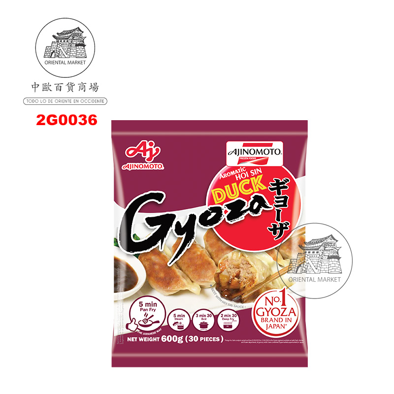 [200307/2G0036] GYOZA PATO E002 CONGELADA *AJINOMOTO* 冻鸭肉煎饺 600g/10