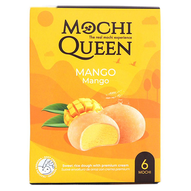 [200338/2M0041] MOCHI DELUX MANGO CONGELADO *MOCHI QUEEN* 雪后臻选冻芒果麻糬 192g/6u/10