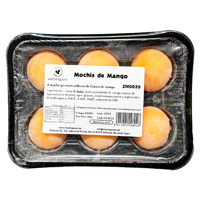[200337/2M0020] MOCHI MANGO CONGELADO *MOCHI QUEEN* 雪后冻芒果麻糬 210g/6u/10