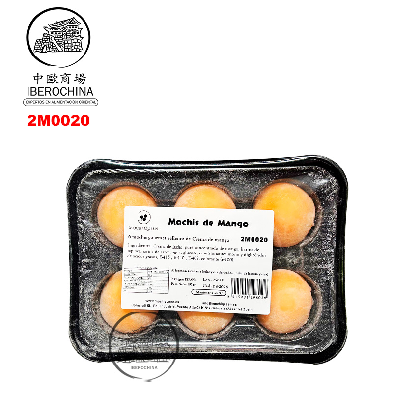 MOCHI MANGO CONGELADO *MOCHI QUEEN* 雪后冻芒果麻糬 210g/6u/10