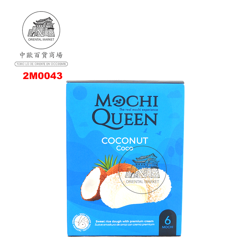 MOCHI DELUX COCO CONGELADO *MOCHI QUEEN* 雪后臻选冻椰子麻糬 192g/6u/10