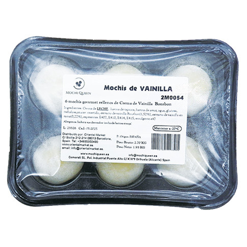 [200331/2M0054] MOCHI VAINILLA CONGELADO *MOCHI QUEEN* 雪后冻香草麻糬 210g/6u/10