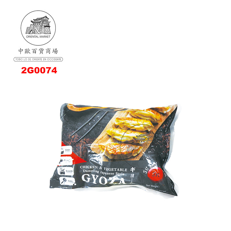 GYOZA POLLO CONGELADA *SUSHI KING* 寿司王冻鸡肉煎饺 30u/600g/10
