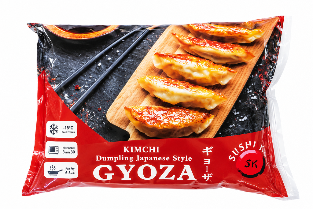 [200543/2G0076] GYOZA KIMCHI CONGELADA *SUSHI KING* 寿司王冻泡菜煎饺 30u/600g/10