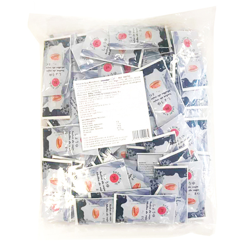 [502592/5S0702] SALSA SOJA JAPONESA MONODOSIS *SUSHI KING* 寿司王日式酱油单包装 8g/100u/10