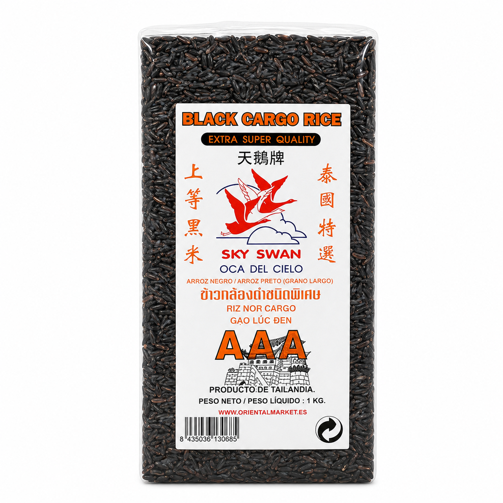 [501614/5A0365] ARROZ NEGRO INTEGRADO *SKY SWAN* 天鹅黑米 1kg/10