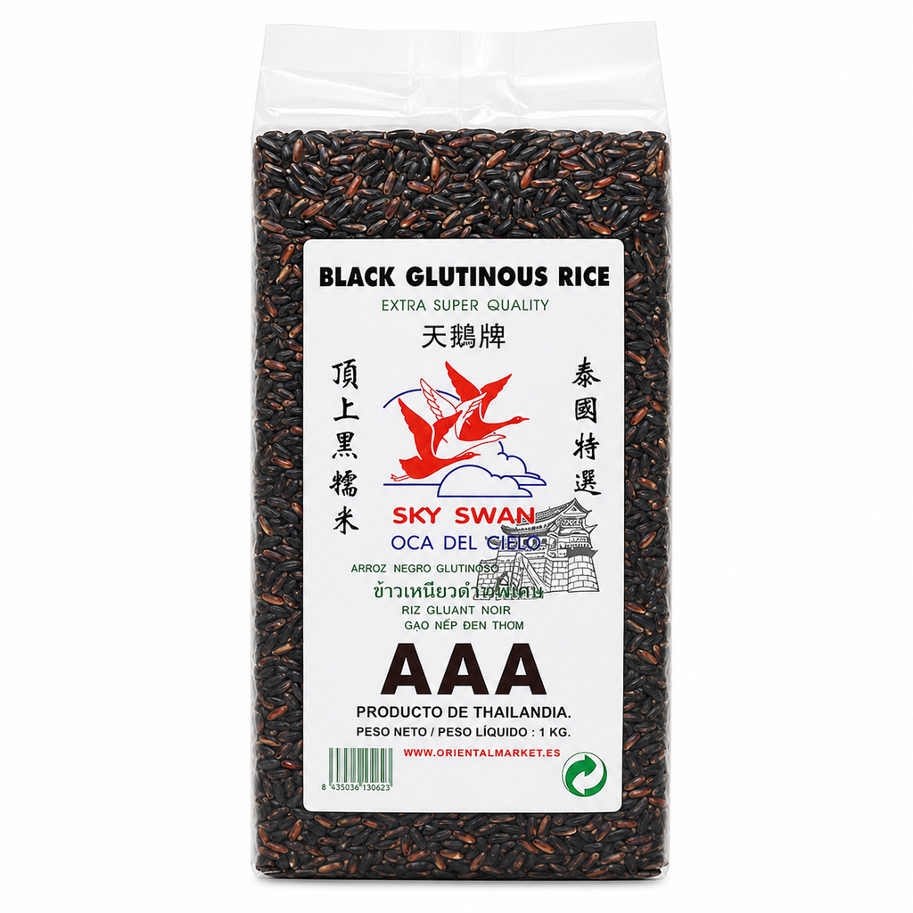 ARROZ NEGRO GLUTINOSO *SKY SWAN* 天鹅黑糯米 1kg/10