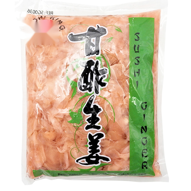 JENGIBRE ROSA GARI *SUSHI KING* 寿司王红醋姜片 1kg/10