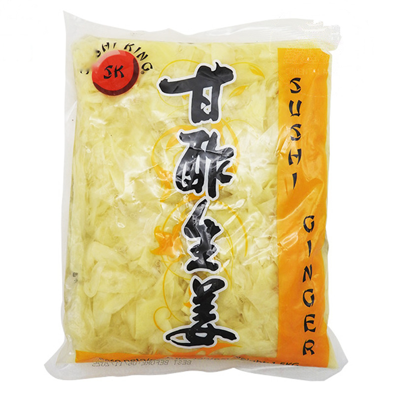 JENGIBRE BLANCO GARI *SUSHI KING* 寿司王白醋姜片 1kg/10