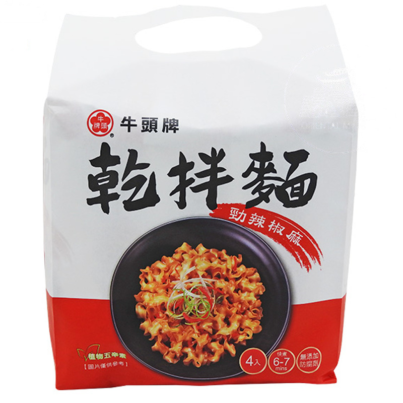 [502820/5T0774] FIDEO PICANTE *BULL HEAD* 牛头牌干拌面香爆麻辣 456g/12
