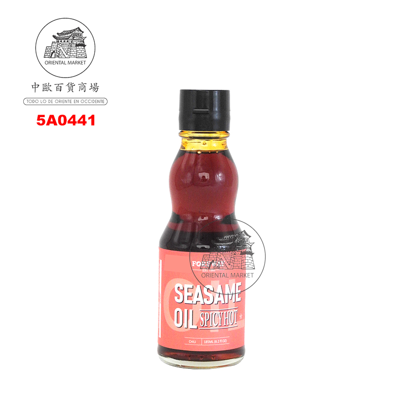 ACEITE SESAMO PICANTE *FOREWAY* 富味乡辣芝麻油 185ml/12