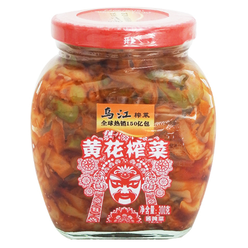 MEZCLA VEGETAL CONSERVA *WUJIANG* 乌江黄花什锦榨菜 300g/12