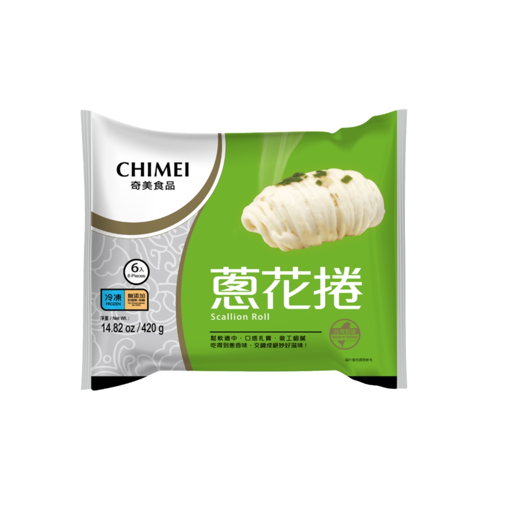 [200643/2P0239] PAN CEBOLLINO CONGELADO *CHIMEI* 奇美冻葱花卷 420g/6u/12