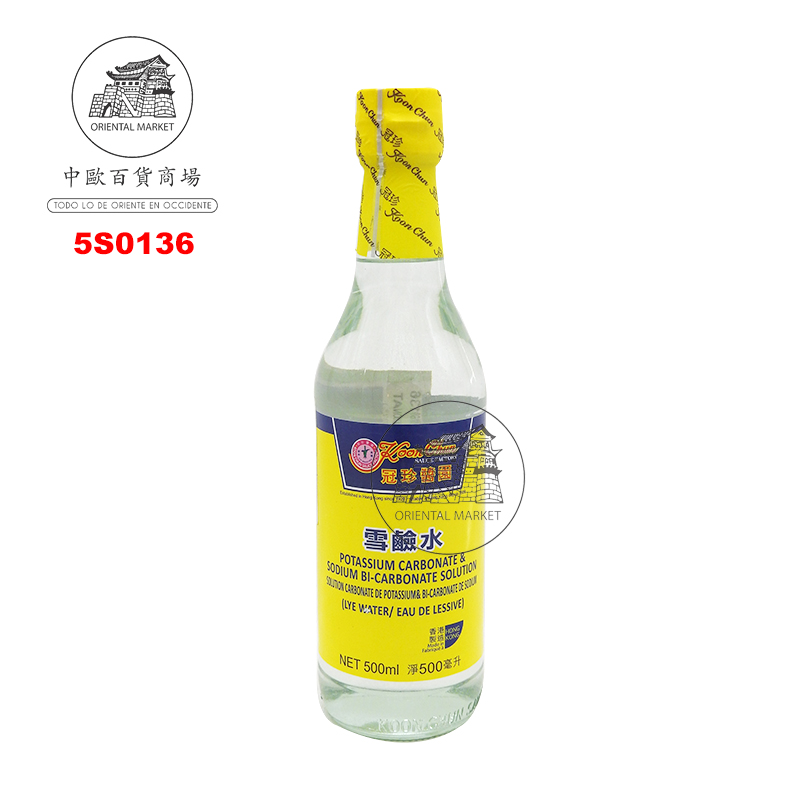 SOLUCION POTASIO CARBONAT  冠珍雪白碱水 500ml/12
