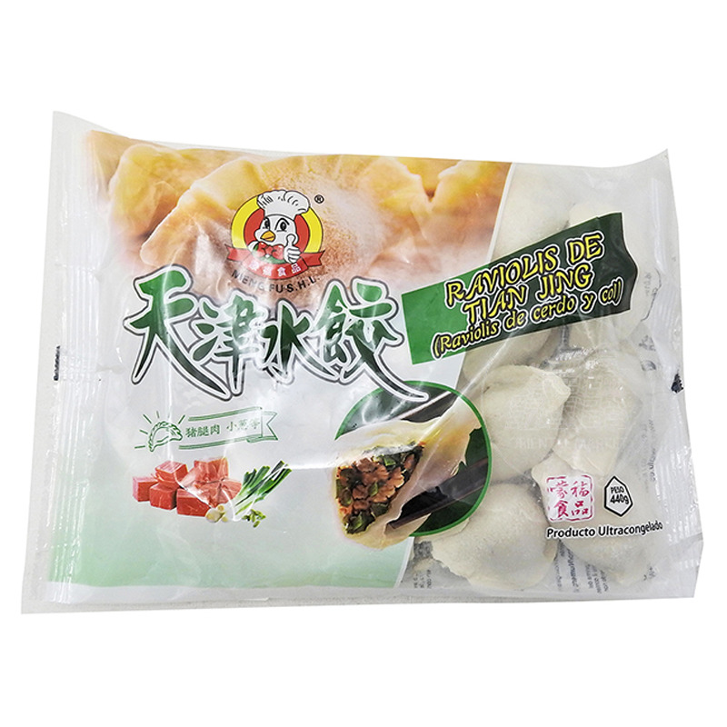 [200670/2S0012] RAVIOLI CERDO PUERRO CONGELADA *MENGFU* 蒙福冻天津猪肉水饺 400g/12