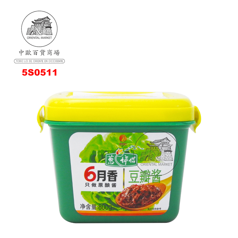 [502656/5S0511] SALSA TOBANJAN *LIUYUEXIANG* 六月香豆瓣酱 800g/12