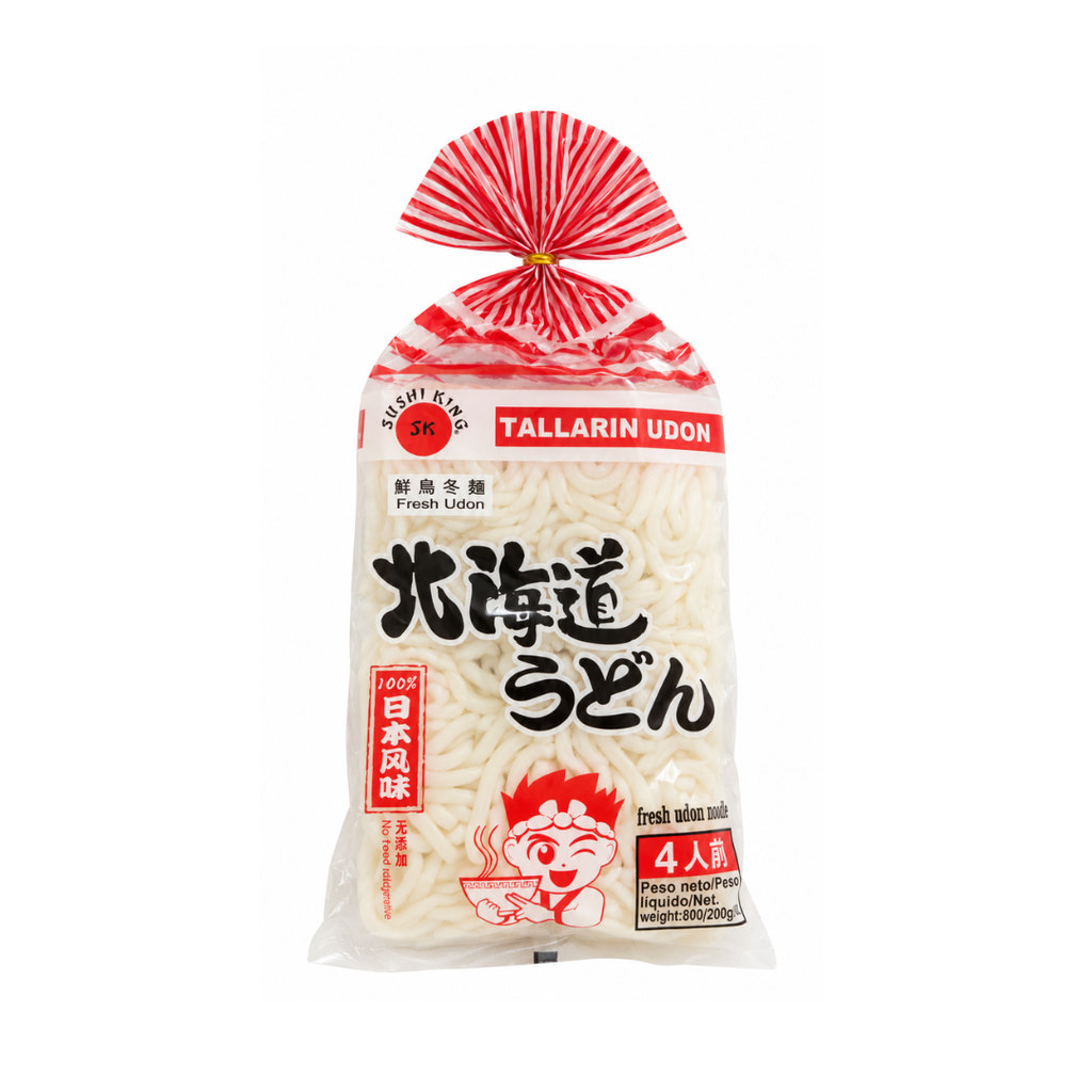 [502886/5U0001] UDON JAPONES *SUSHI KING* 寿司王北海道乌冬面 800g/4u/12
