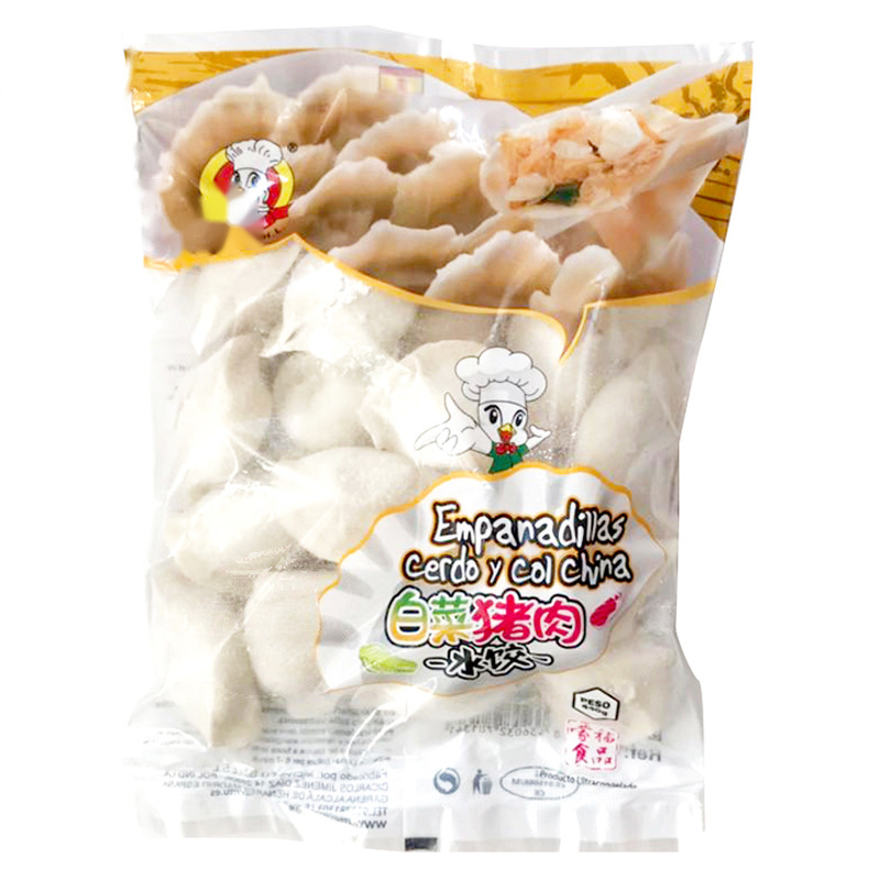 [200526/2E0042] RAVIOLI CERDO COL CHINA CONGELADO *MENGFU* 蒙福冻猪肉白菜饺 400g/12