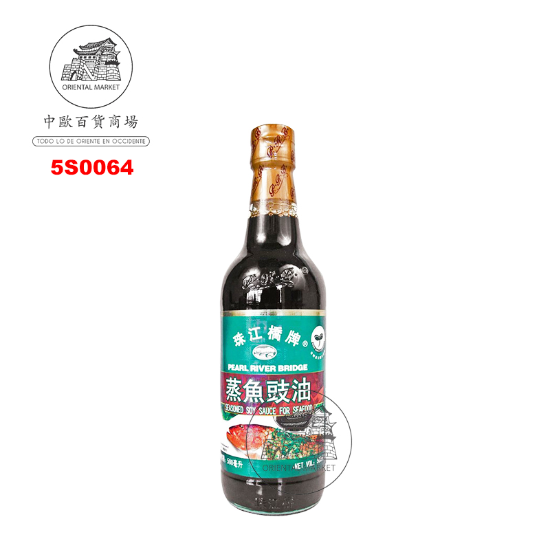 SALSA SOJA PARA PESCADO *PRB* 珠江桥牌蒸鱼豉油 500ml/12