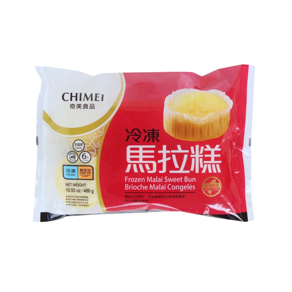 [200618/2P0090] PASTEL DULCE MALAI CONGELADO *CHIMEI* 奇美冻马拉糕 480g/6u/12