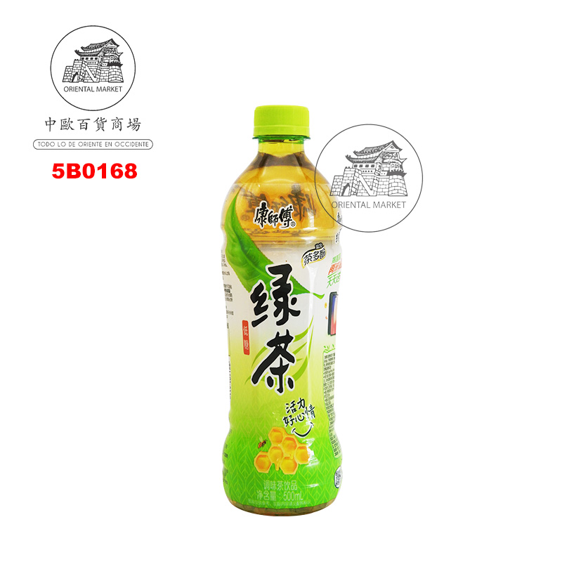 BEBIDA TE VERDE BAJO EN AZUCAR *MR KONG* 康师傅低糖蜂蜜绿茶 500ml/15