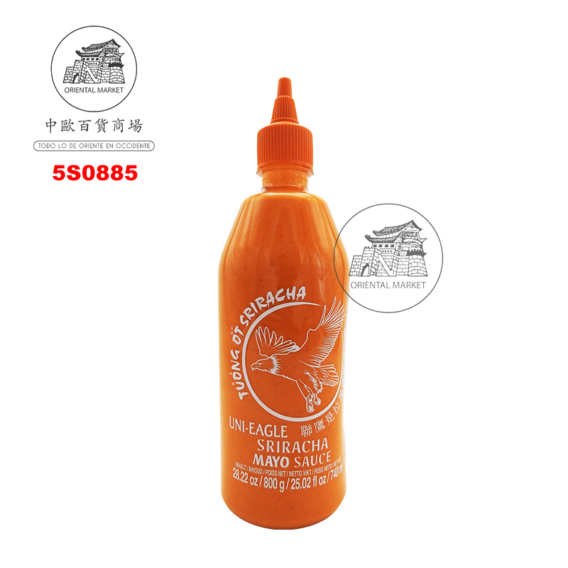 [502633/5S0885] SALSA SRIRACHA MAYO *UNI-EAGLE* 联鹰是拉差蛋黄酱 800g/12