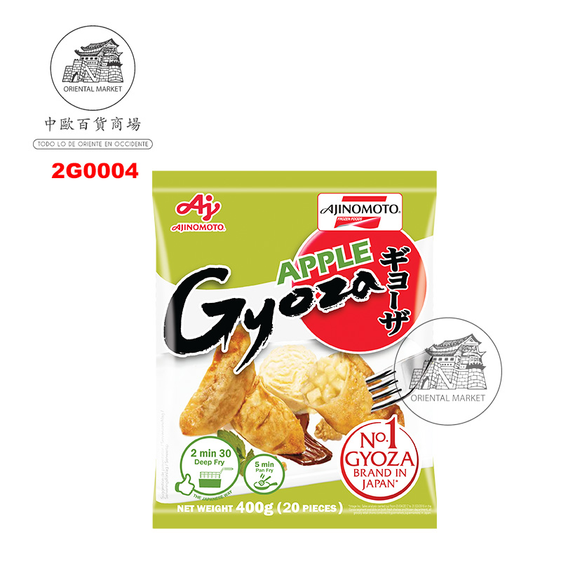 [200535/2G0004] GYOZA MANZANA E007 CONGELADA *AJINOMOTO* 冻苹果甜煎饺 440g/12